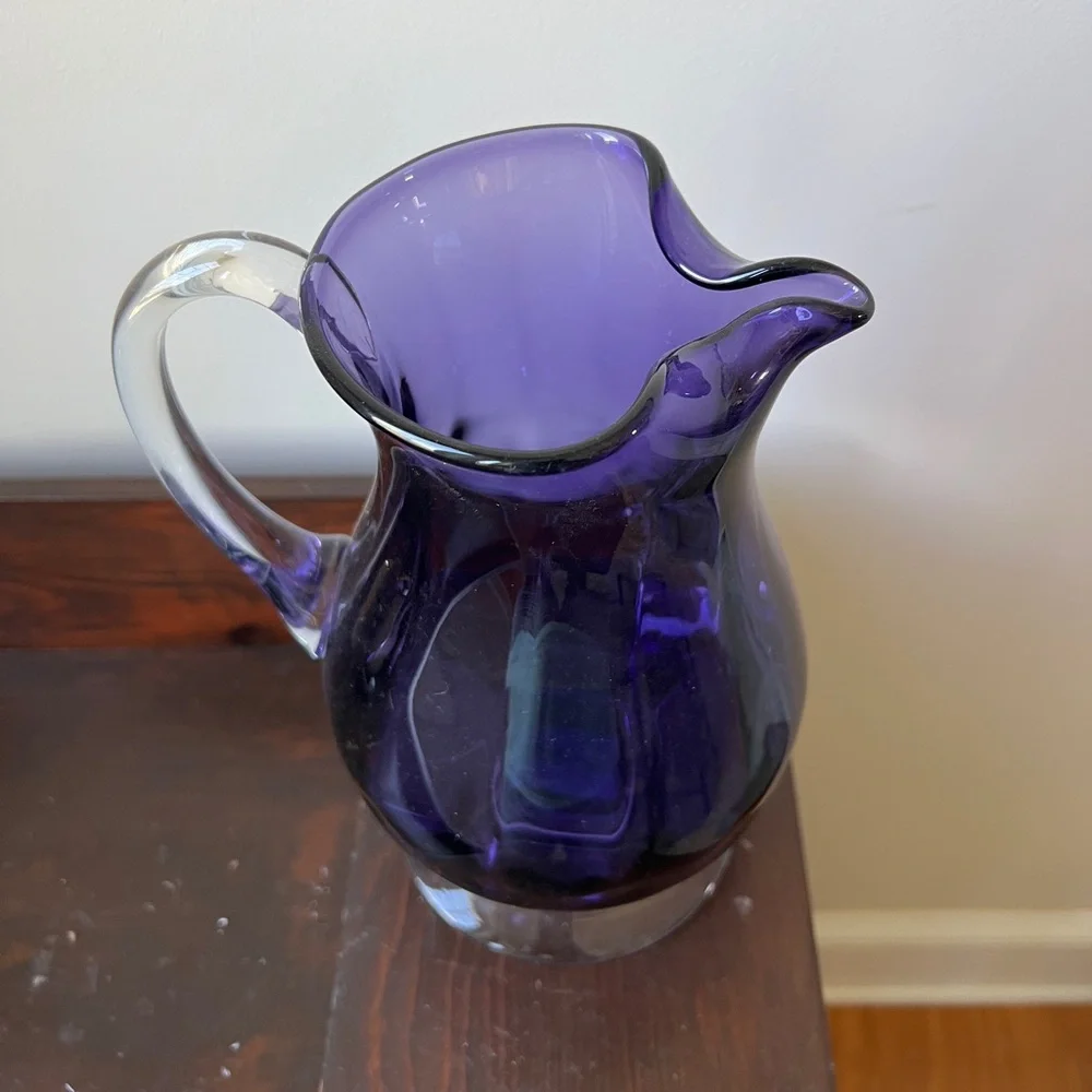 Purple Polish Vase Pitcher